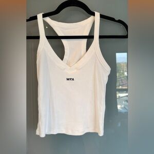 White fox bought active white tank top